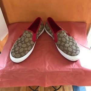 Coach slip ons
